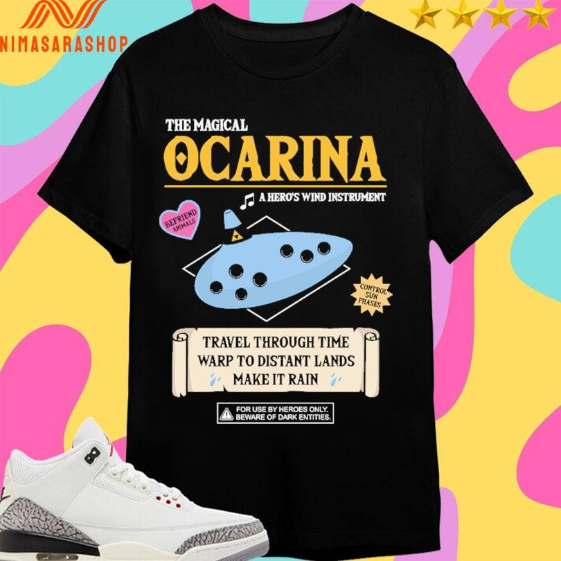 The Magical Ocarina A Hero’s Wind Instrument - Adult & Kids T-Shirts, Sweatshirts & Hoodies apparel design preview 1