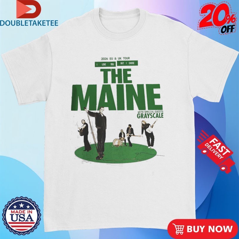 The Maine 2026 EU And UK Tour I Love You But Chose - Adult & Kids T-Shirts, Sweatshirts & Hoodies apparel design preview 1