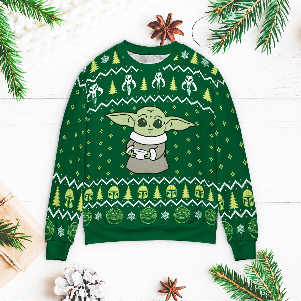 Vintage Bigfoot 3D Ugly Christmas Sweater - Holiday Gift product image 5