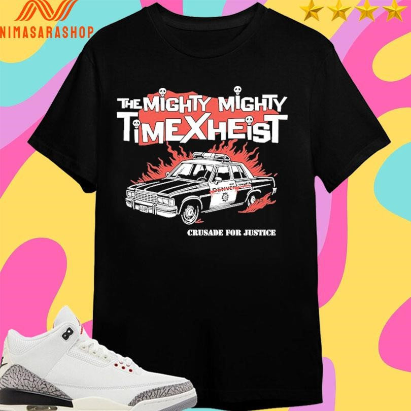 The Mighty Time X Heist Crusade For Justice - Adult & Kids T-Shirts, Sweatshirts & Hoodies apparel design preview 1
