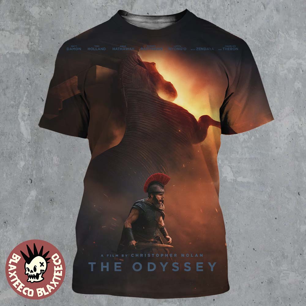 The Odyssey A Film By Christopher Nolan Defy Gods All - Adult & Kids T-Shirts, Sweatshirts & Hoodies apparel design preview 1