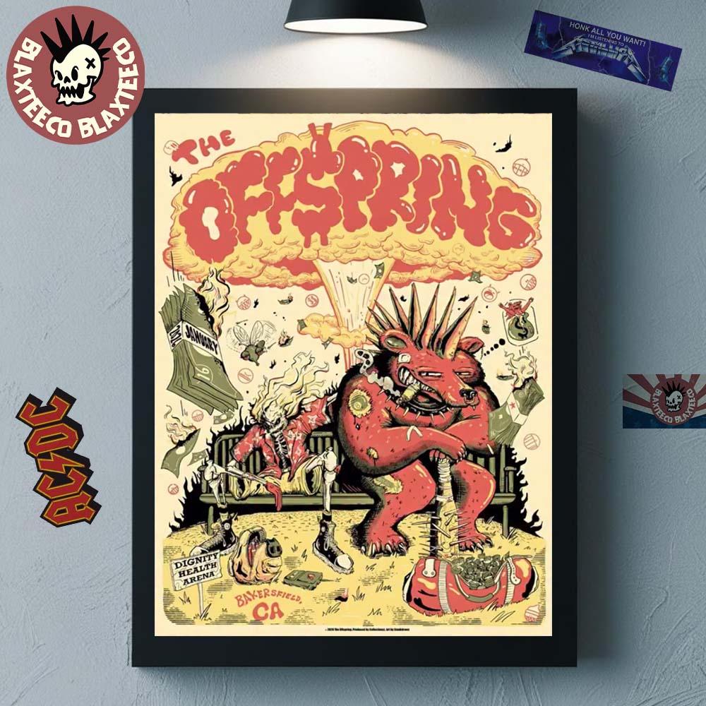 The Offspring Bakersfield California 2026 Venue - Adult & Kids T-Shirts, Sweatshirts & Hoodies apparel design preview 1
