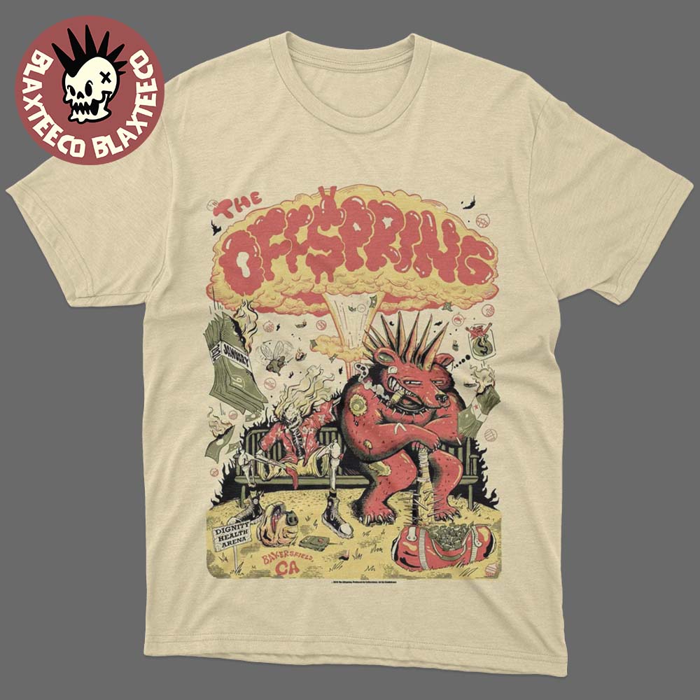 The Offspring Bakersfield California 2026 Venue - Adult & Kids T-Shirts, Sweatshirts & Hoodies apparel design preview 1
