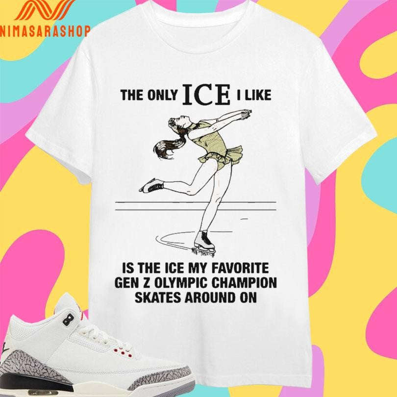 The Only Ice I Like Is My Favorite Gen Z Olympic - Adult & Kids T-Shirts, Sweatshirts & Hoodies apparel design preview 1