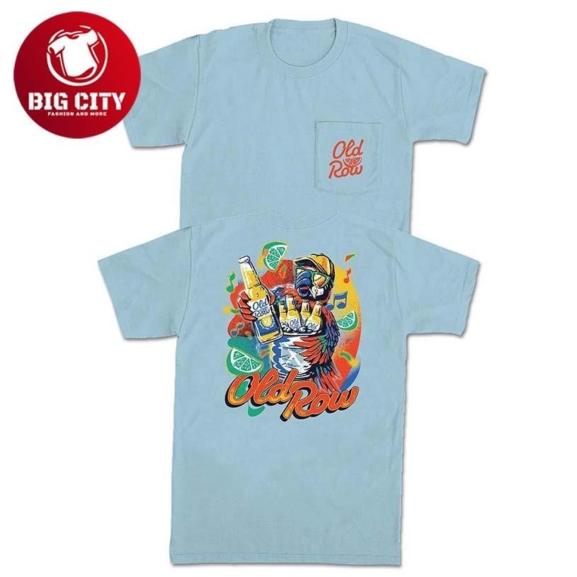 The Party Parrot 2.0 Old Row Two Sided - Adult & Kids T-Shirts, Sweatshirts & Hoodies apparel design preview 1