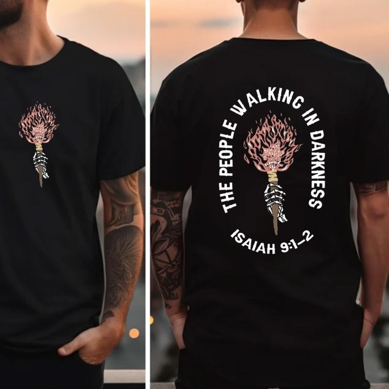 People Walking Darkness Pure Cotton Casual Street - Adult & Kids T-Shirts, Sweatshirts & Hoodies apparel design preview 1