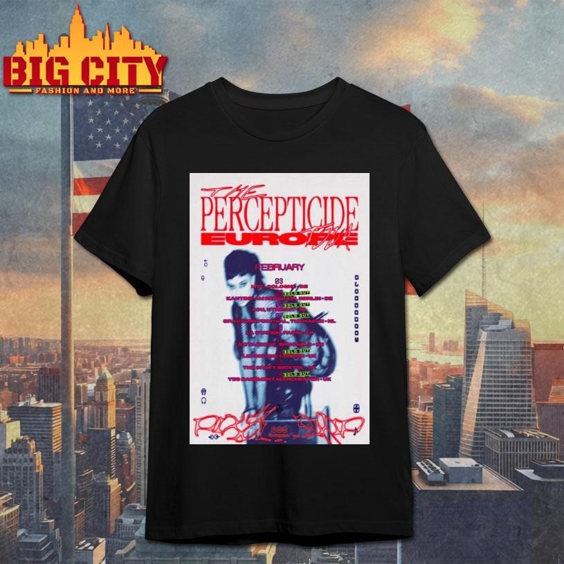 The Percepticide Europe Tour 2026 Poster - Adult & Kids T-Shirts, Sweatshirts & Hoodies apparel design preview 1