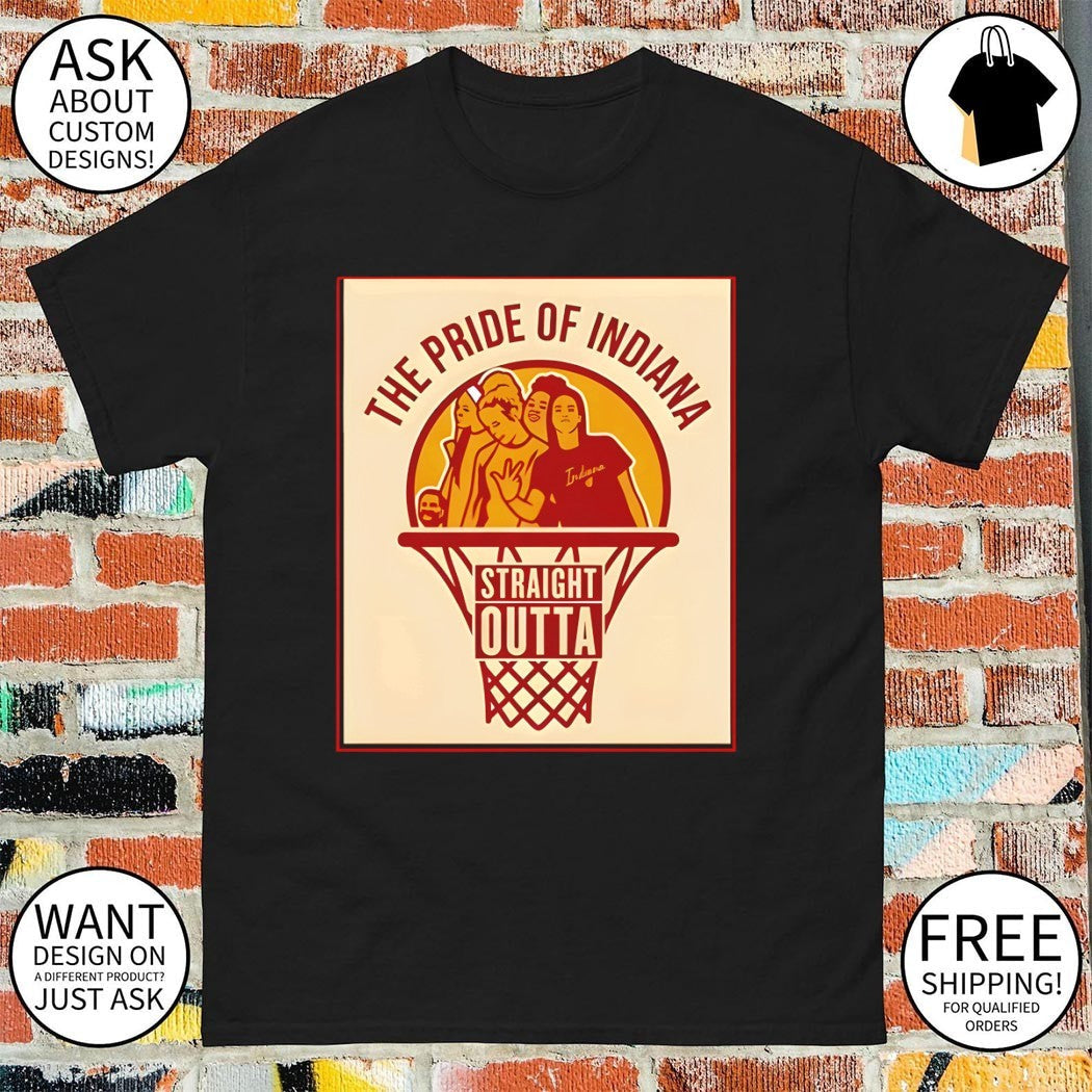 The Pride of Indiana Fever Straight Outta WNBA - Adult & Kids T-Shirts, Sweatshirts & Hoodies apparel design preview 1