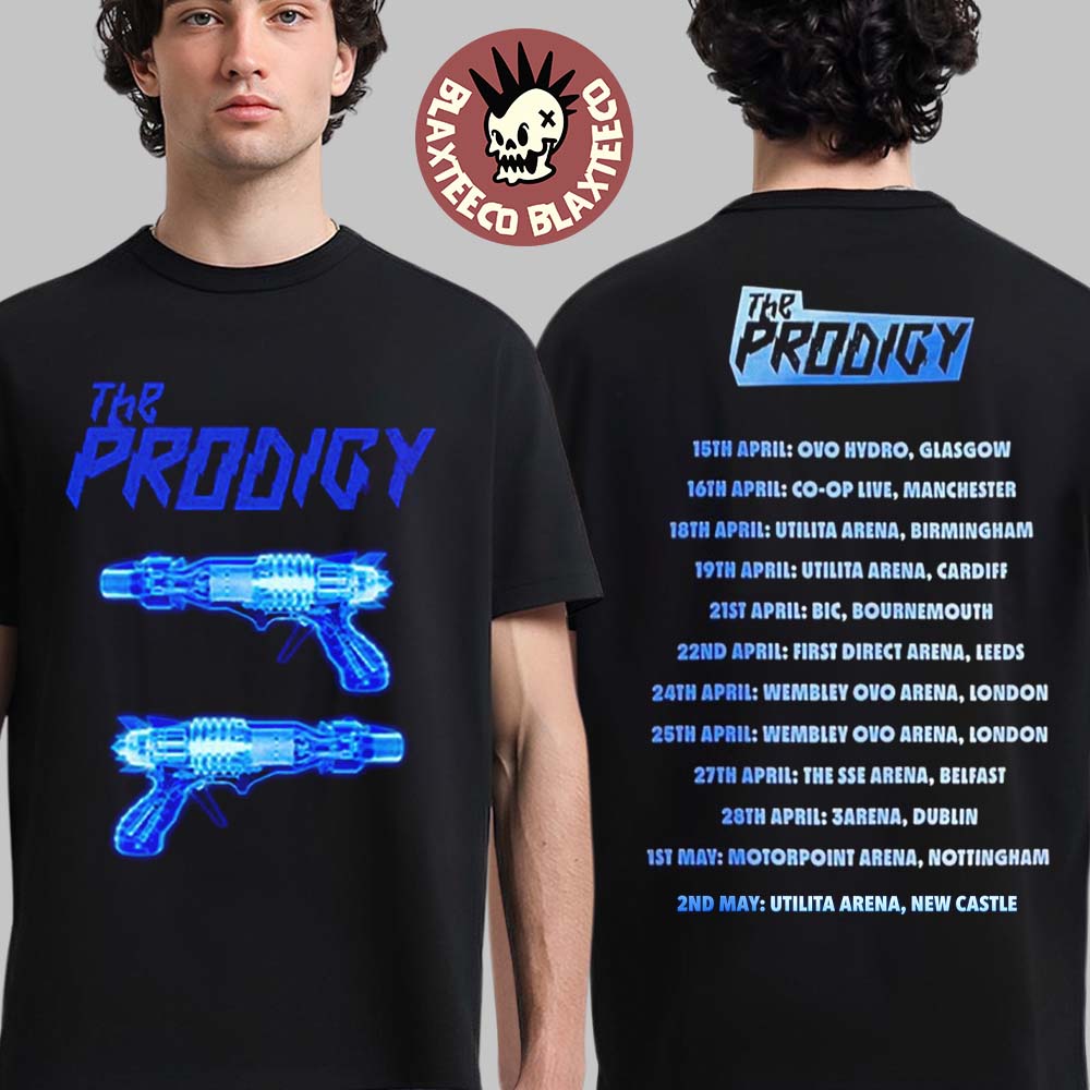 The Prodigy Warriors Dance UK And Ireland Arena Tour - Adult & Kids T-Shirts, Sweatshirts & Hoodies apparel design preview 1