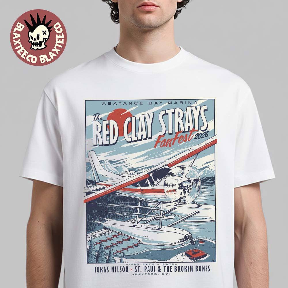 The Red Clay Strays Fan Fest 2026 Gig Poster For Show - Adult & Kids T-Shirts, Sweatshirts & Hoodies apparel design preview 1