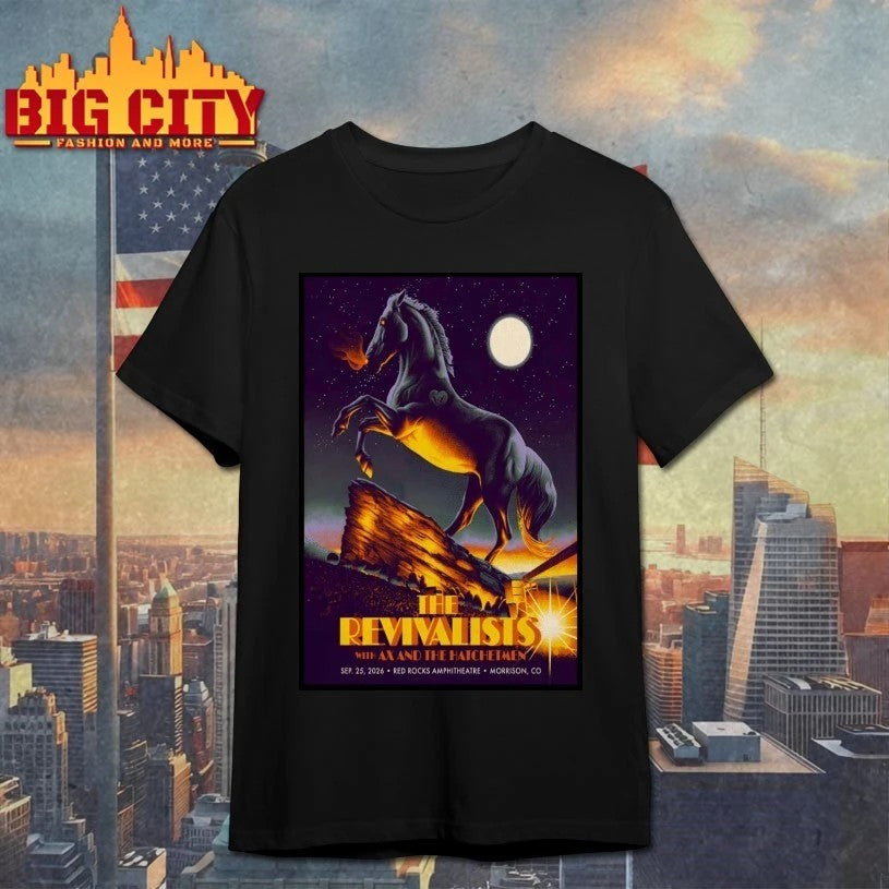 The Revivalists Sept 25 2026 Red Rocks Amphitheatre - Adult & Kids T-Shirts, Sweatshirts & Hoodies apparel design preview 1