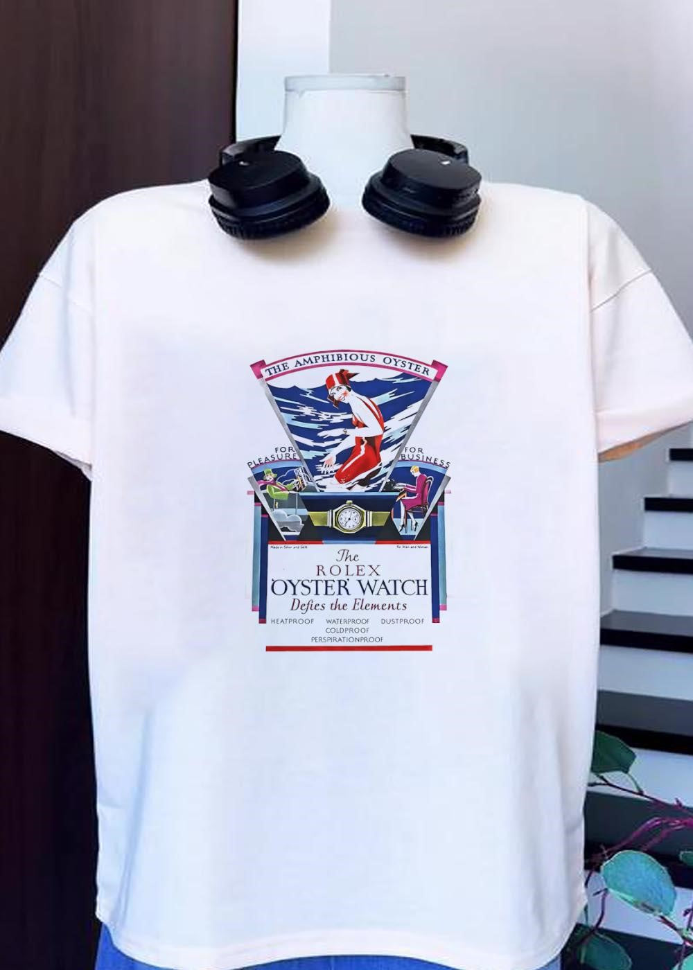 The Rolex Oyster Watch Defies Elements Vintage - Adult & Kids T-Shirts, Sweatshirts & Hoodies apparel design preview 1