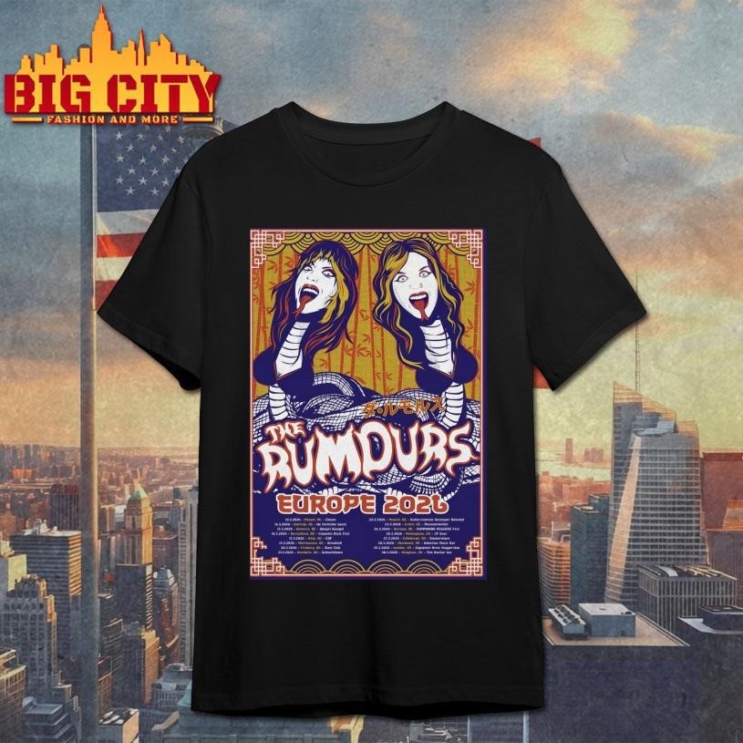The Rumours Tour 2026 Europe Poster - Adult & Kids T-Shirts, Sweatshirts & Hoodies apparel design preview 1
