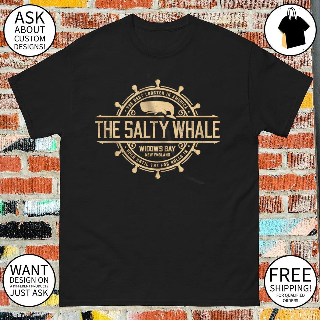 The Salty Whale of Widows Bay Best Lobster In America - Adult & Kids T-Shirts, Sweatshirts & Hoodies apparel design preview 1