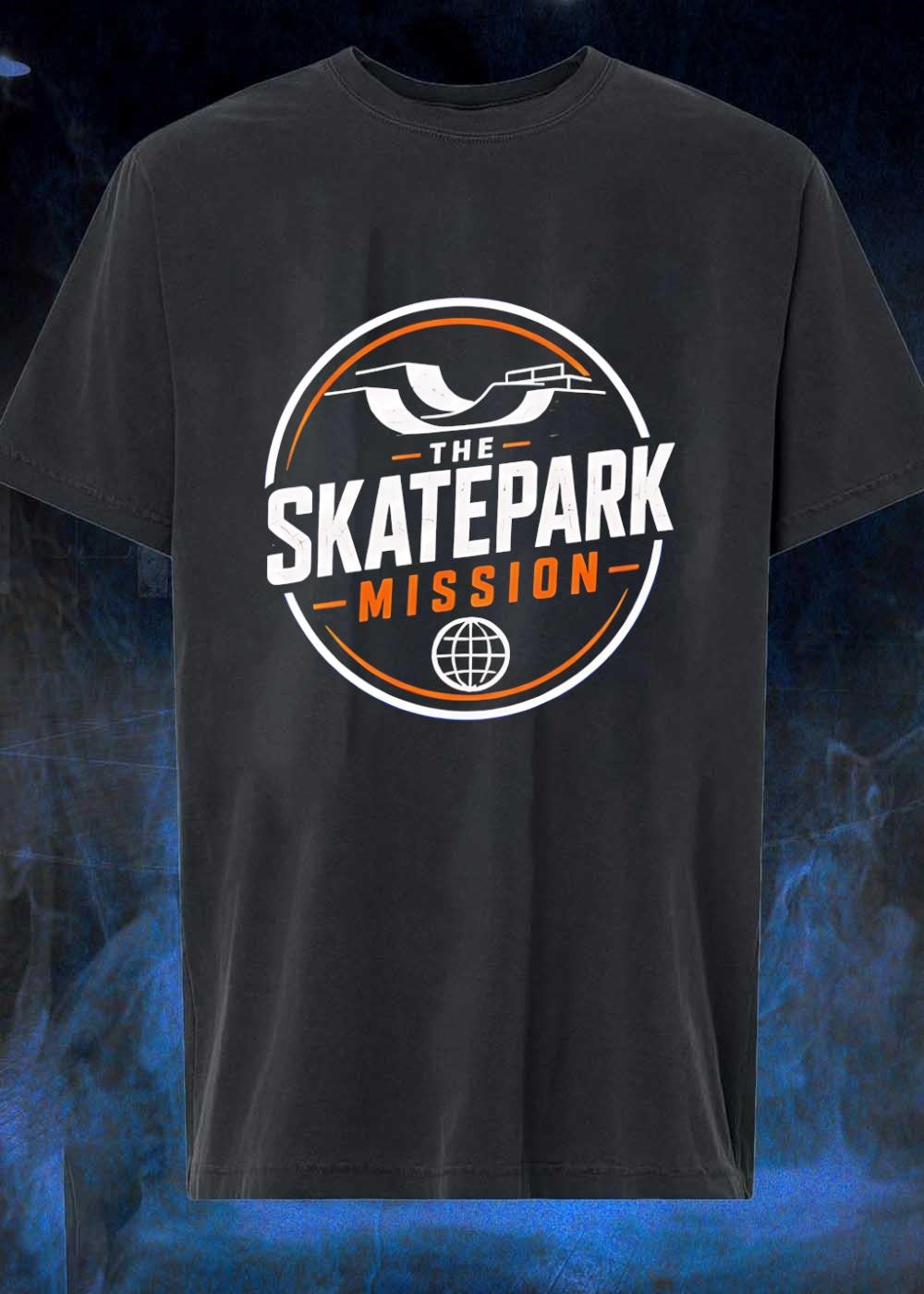 The Skatepark Mission Globe Logo - Adult & Kids T-Shirts, Sweatshirts & Hoodies apparel design preview 1