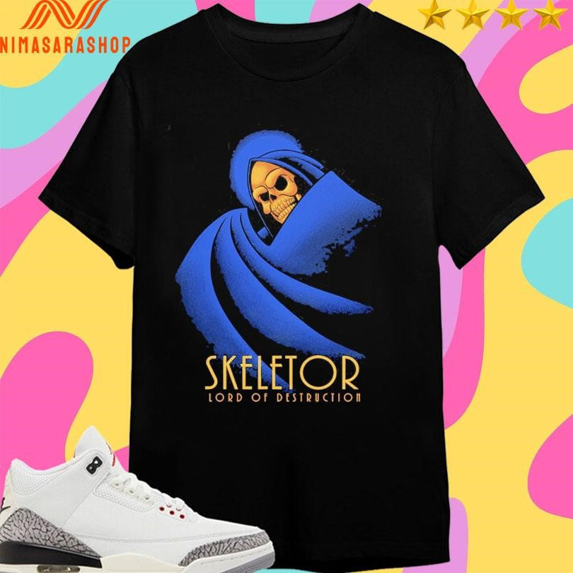 The Skull Faced Sorcerer Skeletor Lord Of Destruction - Adult & Kids T-Shirts, Sweatshirts & Hoodies apparel design preview 1