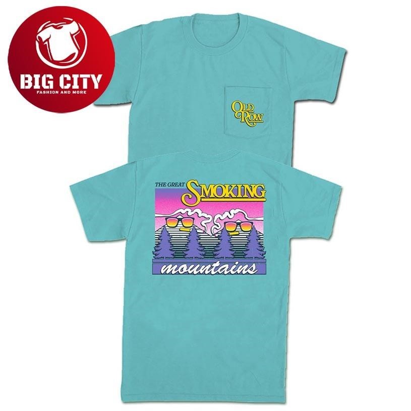 The Smoking Mountains Old Row Two Sided - Adult & Kids T-Shirts, Sweatshirts & Hoodies apparel design preview 1