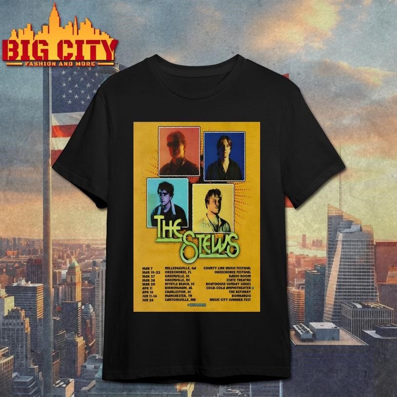 The Stews USA Tour 2026 Poster - Adult & Kids T-Shirts, Sweatshirts & Hoodies apparel design preview 1