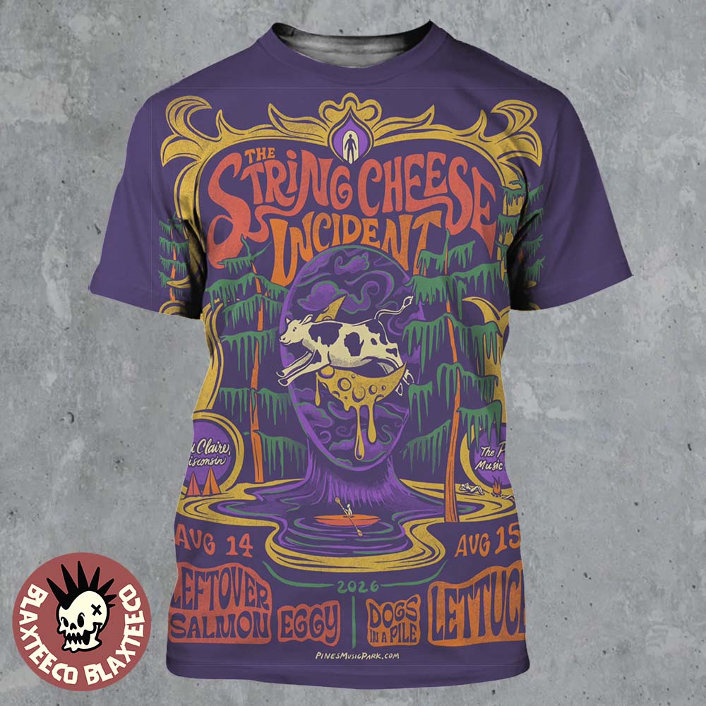 The String Cheese Incident Eau Claire Wisconsin 2026 - Adult & Kids T-Shirts, Sweatshirts & Hoodies apparel design preview 1