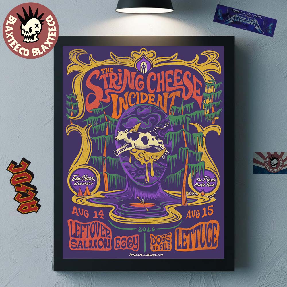 The String Cheese Incident Eau Claire Wisconsin 2026 - Adult & Kids T-Shirts, Sweatshirts & Hoodies apparel design preview 1