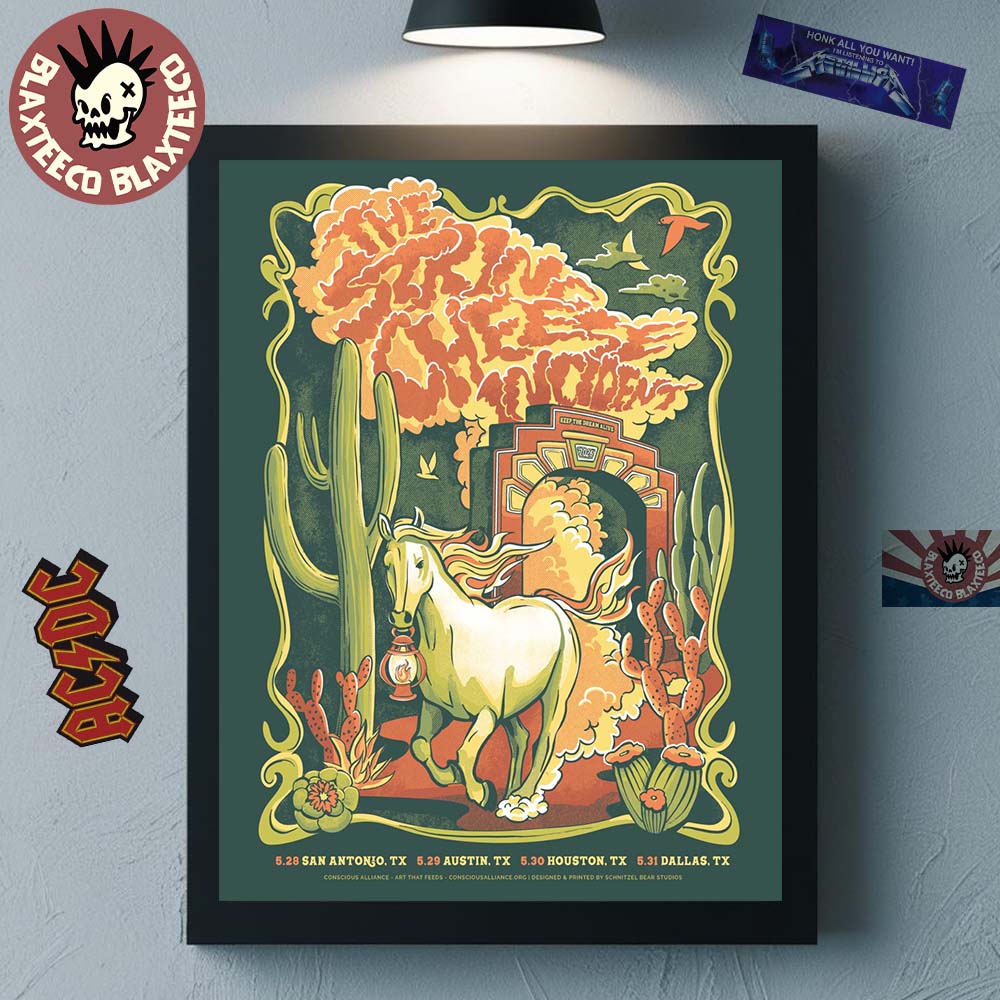 The String Cheese Incident Texas 2026 Run Shows - Adult & Kids T-Shirts, Sweatshirts & Hoodies apparel design preview 1