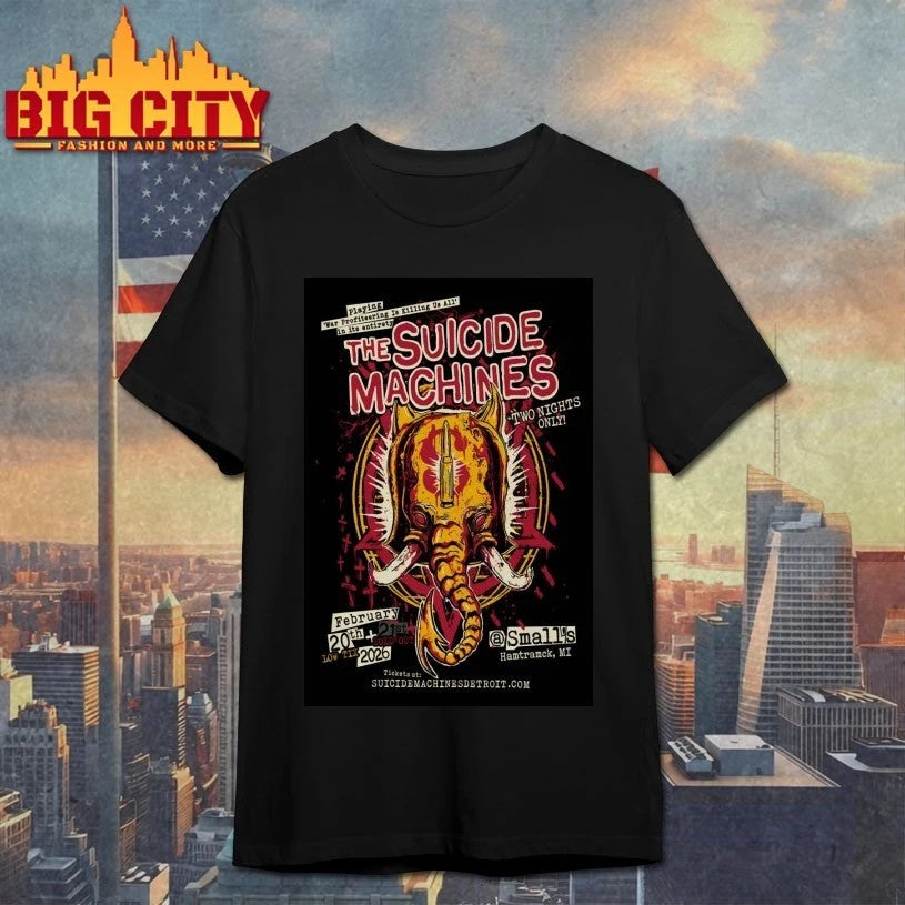 The Suicide Machines Event Hamtramck MI On Feb 20-21 - Adult & Kids T-Shirts, Sweatshirts & Hoodies apparel design preview 1