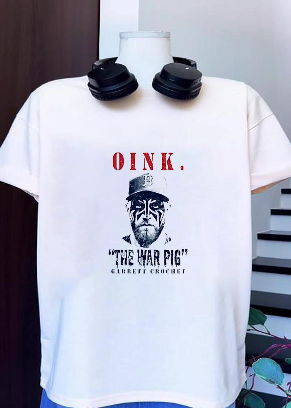 The War Pig Garret Crochet Oink Baseball - Adult & Kids T-Shirts, Sweatshirts & Hoodies apparel design preview 1