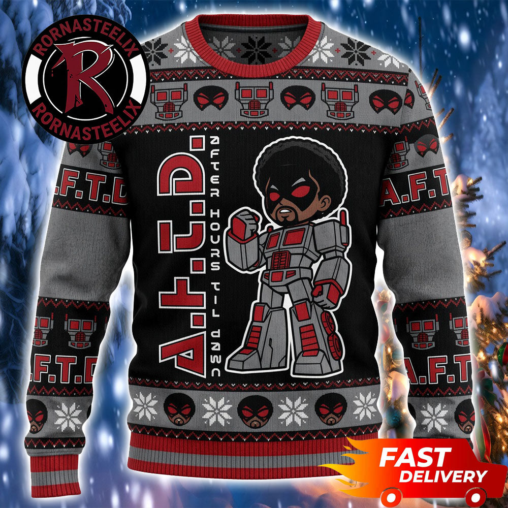 The Weeknd Tour After Hours Til Dawn Christmas Merch Fans The Weeknd Ugly Christmas Sweater - Holiday Gift product image