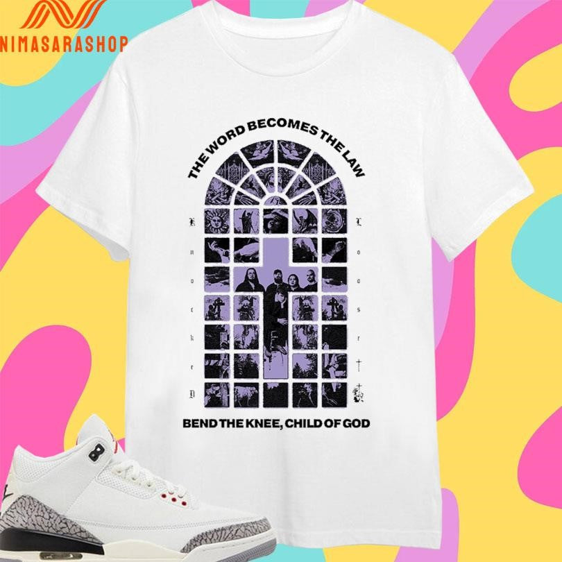 The Word Becomes Law Bend Knee Child Of God - Adult & Kids T-Shirts, Sweatshirts & Hoodies apparel design preview 1