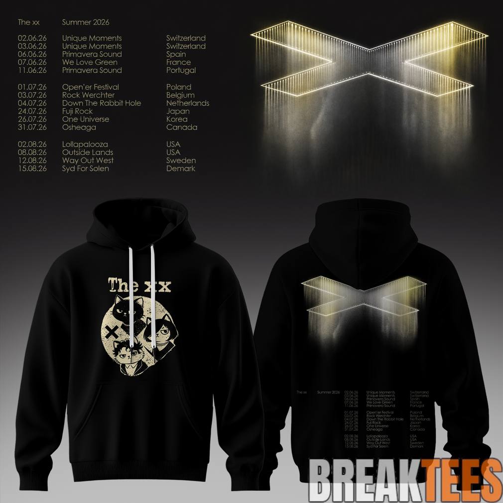 The XX Summer Tour 2026 - Adult & Kids T-Shirts, Sweatshirts & Hoodies apparel design preview 1