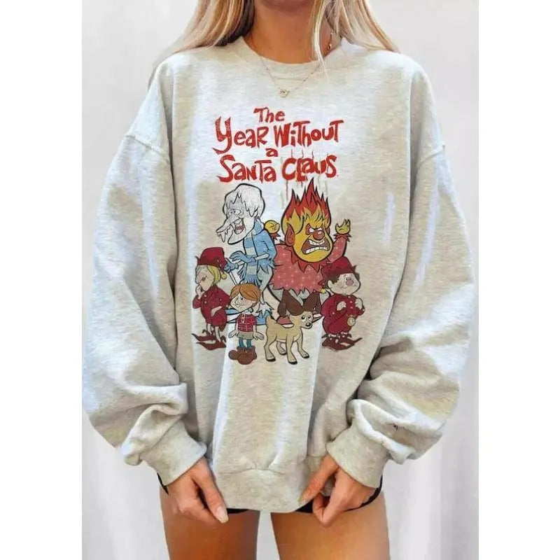 Year With0ut Santta Sn0w Siser Heaat Miiser Br0thers - Adult & Kids T-Shirts, Sweatshirts & Hoodies apparel design preview 1
