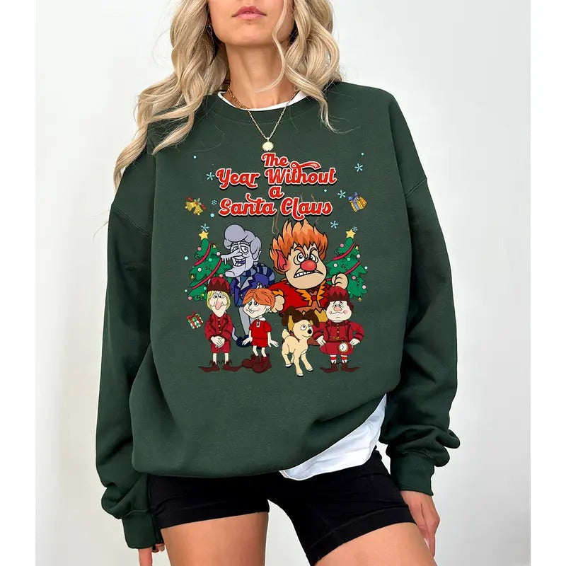 Year Without Santa Claus Miser Brothers Snow Heat - Adult & Kids T-Shirts, Sweatshirts & Hoodies apparel design preview 1