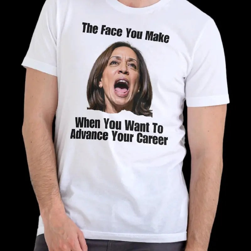 Face You Make Advance Your Career. Menswear Cotton - Adult & Kids T-Shirts, Sweatshirts & Hoodies apparel design preview 1