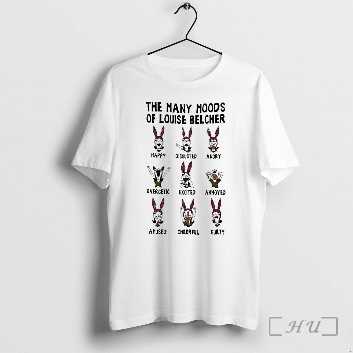 The Many Moods Of Louise Belcher Sweater Jpg - Adult & Kids T-Shirts, Sweatshirts & Hoodies apparel design preview 1