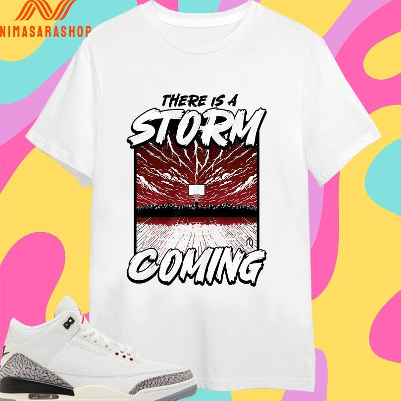 There Is A Storm Coming Basketball - Adult & Kids T-Shirts, Sweatshirts & Hoodies apparel design preview 1