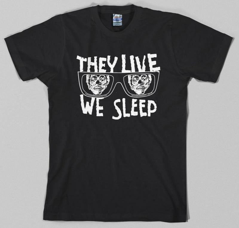 They Live We Sleep Obey Sunglasses Roddy Piper Kick - Adult & Kids T-Shirts, Sweatshirts & Hoodies apparel design preview 1