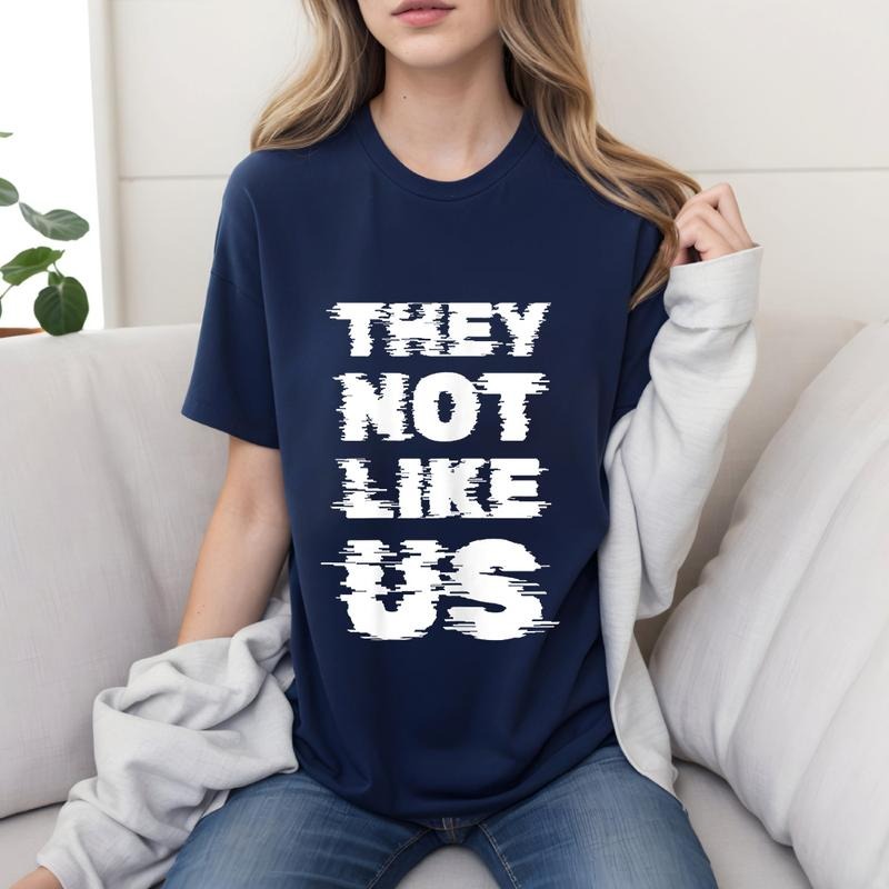 They Not Like Us Pure Cotton Casual Crew Neck Short - Adult & Kids T-Shirts, Sweatshirts & Hoodies apparel design preview 1