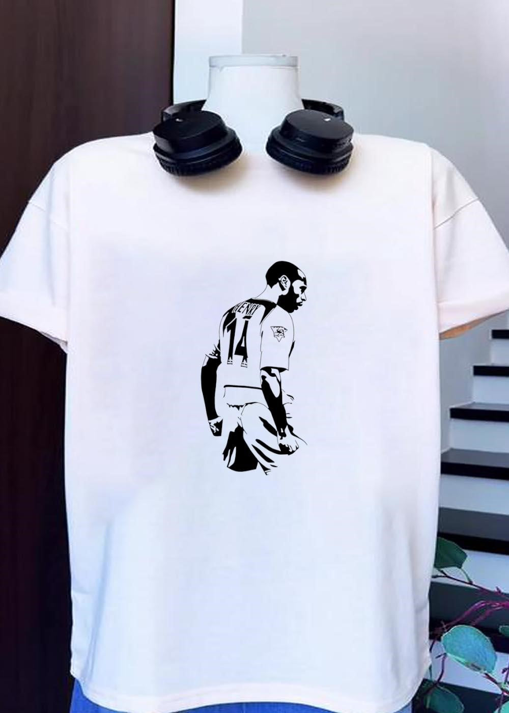 Thierry Henry Celebrating 14 Arsenal - Adult & Kids T-Shirts, Sweatshirts & Hoodies apparel design preview 1