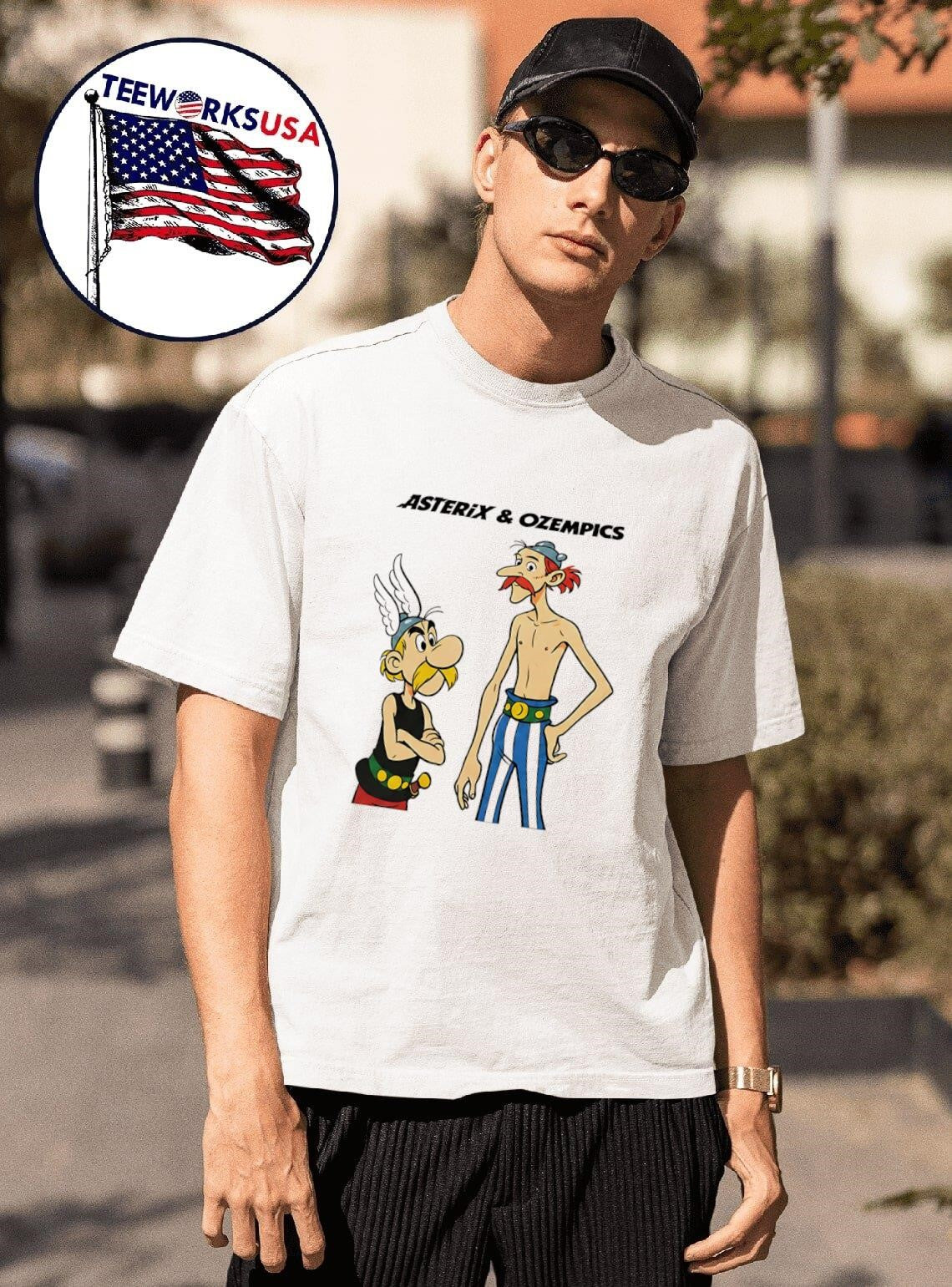 Thin Obelix Comic Asterix And Ozempics Funny - Adult & Kids T-Shirts, Sweatshirts & Hoodies apparel design preview 1