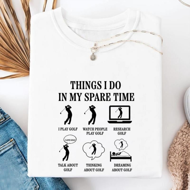 Things I Do My Spare Time Soft Vintage Cotton Funny - Adult & Kids T-Shirts, Sweatshirts & Hoodies apparel design preview 1