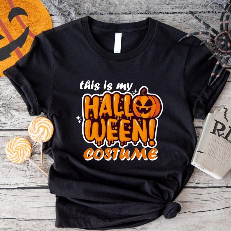 This Is My Halloween Costume Party Funny Spooky - Adult & Kids T-Shirts, Sweatshirts & Hoodies apparel design preview 1