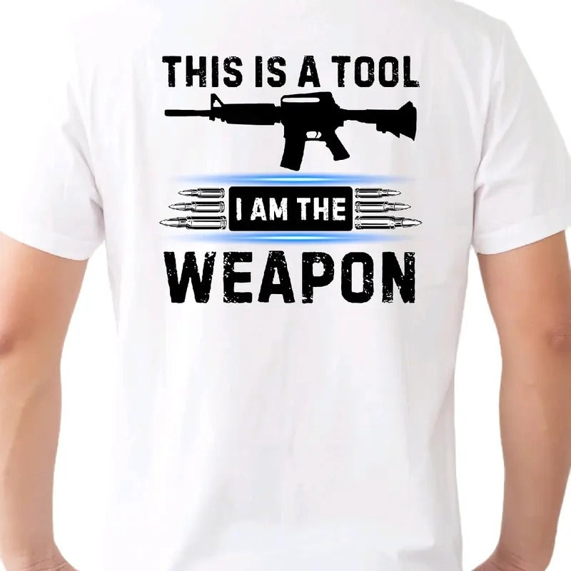 This Is Tool. I Am Weapon Menswear Classic Cotton Top - Adult & Kids T-Shirts, Sweatshirts & Hoodies apparel design preview 1