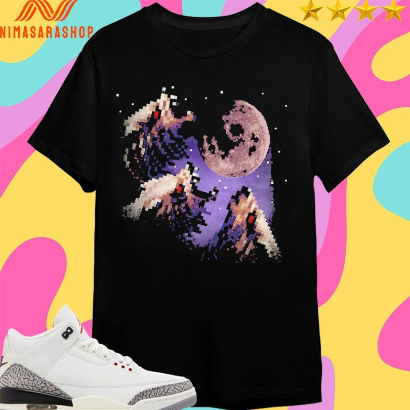 Three Warg Moon - Adult & Kids T-Shirts, Sweatshirts & Hoodies apparel design preview 1