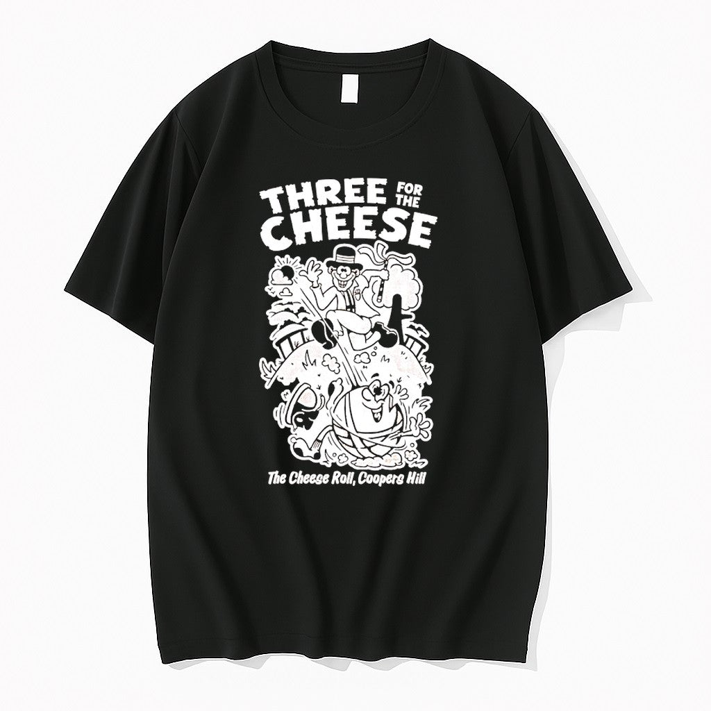 Three For The Cheese Roll Coopers Hill Funny Sweater - Adult & Kids T-Shirts, Sweatshirts & Hoodies apparel design preview 1