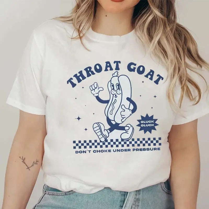 Throat Goat Don'T Choke Under Pressure Funny Pure - Adult & Kids T-Shirts, Sweatshirts & Hoodies apparel design preview 1