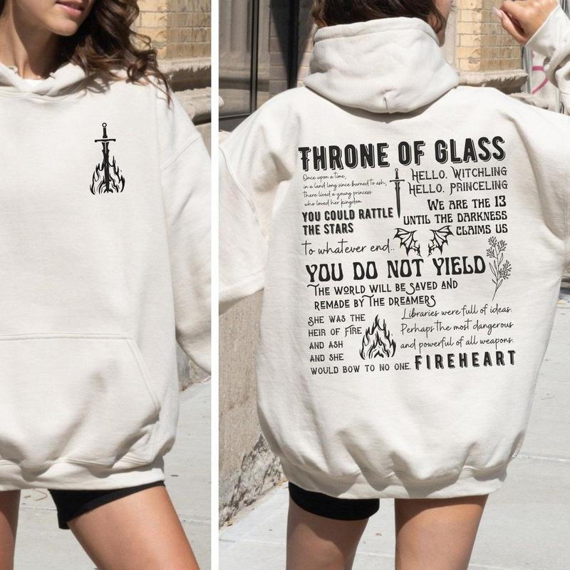 Throne Glass 2 Sided You Do Not Yield - Adult & Kids T-Shirts, Sweatshirts & Hoodies apparel design preview 1