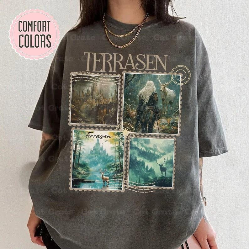 Throne Glass Aelin Galathynius Terrasen ACOTAR Best - Adult & Kids T-Shirts, Sweatshirts & Hoodies apparel design preview 1