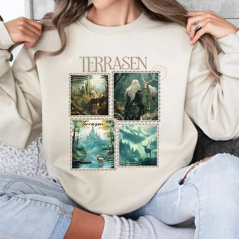 Throne Glass Aelin Galathynius Terrasen ACOTAR - Adult & Kids T-Shirts, Sweatshirts & Hoodies apparel design preview 1