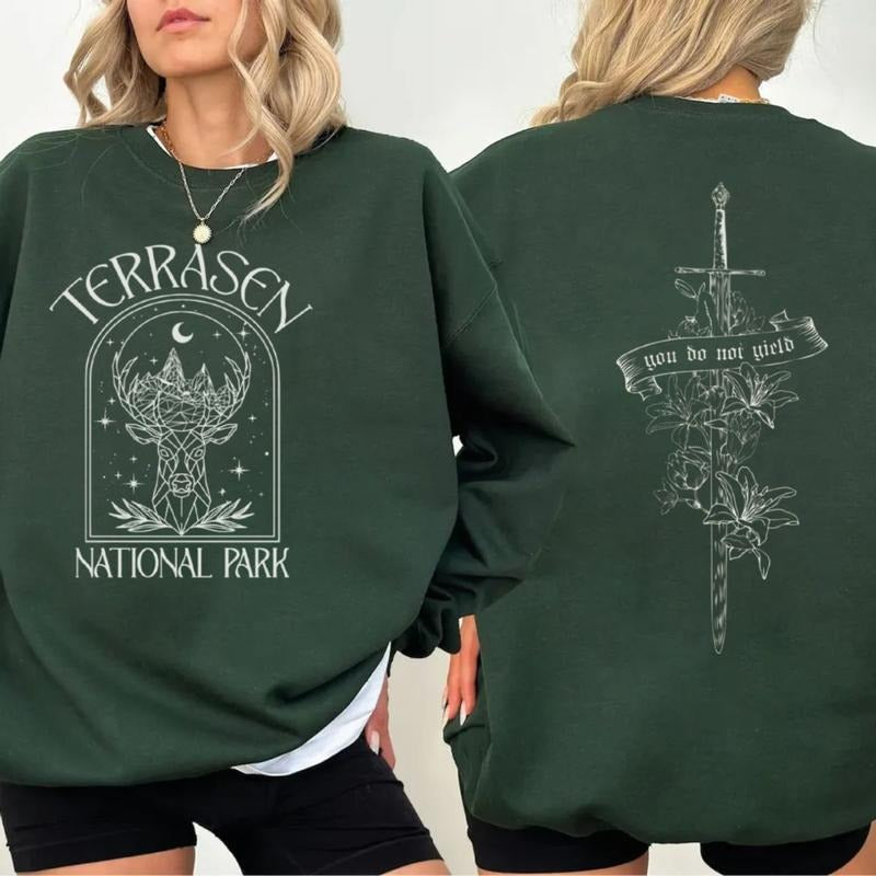 Throne Glass Book Lover Bookish Terrasen Tog - Adult & Kids T-Shirts, Sweatshirts & Hoodies apparel design preview 1