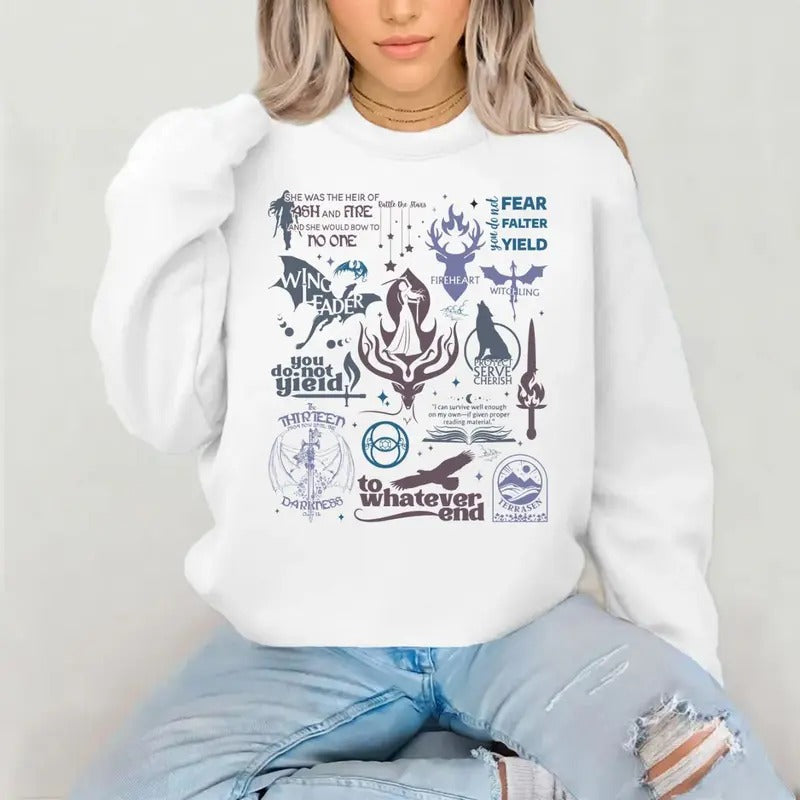 Throne Glass Sarah J Maas Bookish Sjm Acotar Manon - Adult & Kids T-Shirts, Sweatshirts & Hoodies apparel design preview 1